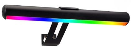 black tube style artwork light